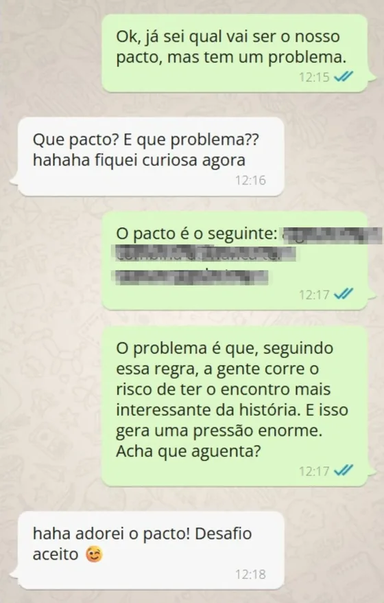Conversa real na fase de Início Magnético